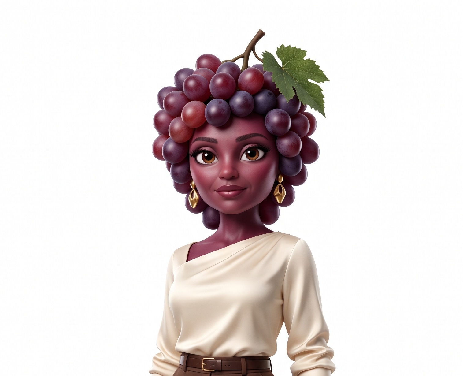 Ozum, an original grape-inspired character from Fruit Island Turkiye